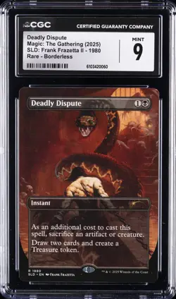 2025 MAGIC THE GATHERING SLD: FRANK FRAZETTA II #1980 DEADLY DISPUTE CGC 9 - Image 1