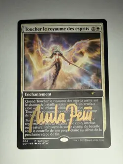Shadow Signed Touch the Spirit Realm - Game Day Promo MTG French - Image 1