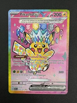 Pokemon Pikachu EX SIR 277/217 Ascended Heroes EN 2026 -Pack Fresh- NM - Image 1