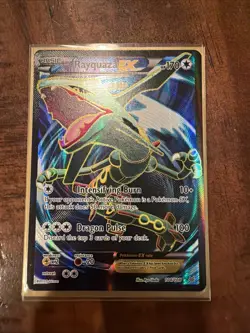 Pokemon TCG Rayquaza EX Full Art Ultra Rare Card Roaring Skies 104/108 - Image 1
