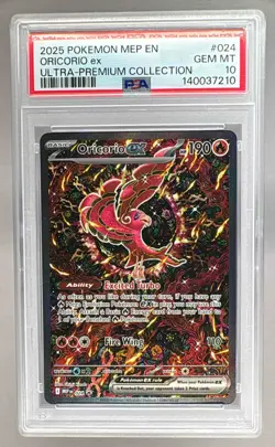 140037210 Oricorio ex 2025 Pokemon Ultra Premium Promo #024 PSA 10 - Image 1