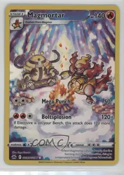 Full Art - Magmortar Pokemon Sword & Shield Crown Zenith Galarian Gallery #GG03 - Image 1