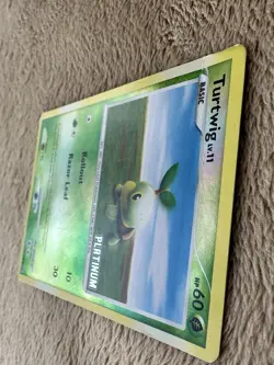 2008 Pokemon TCG MAJESTIC DAWN Turtwig Lv.11 HP60 Reverse Holo 77/100 MP/HP - Image 4