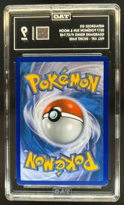 2017 Pokemon Sun & Moon Guardians Rising Metagross GX Secret Rare #157/145 TAG 9 - Image 2