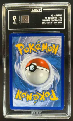 2016 Pokemon XY BREAKpoint Darkrai EX Full Art Ultra Rare #118/122 TAG 9 - Image 2