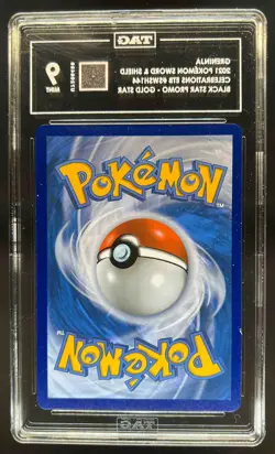 2021 Pokemon SWSH Black Star Promos Greninja Gold #SWSH144 TAG 9 - Image 2