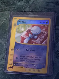 Pokemon TCG Wooper #66/147 Reverse Holofoil CCG Aquapolis Holo Foil - Image 1