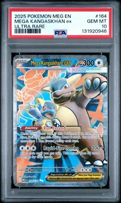 2025 POKEMON MEG EN-MEGA EVOLUTION ULTRA RARE #164 MEGA KANGASKHAN EX PSA 10 - Image 1