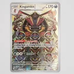 Kingambit 220/198 Pokemon TCG Scarlet & Violet Base Set Illustration Rare LP - Image 1