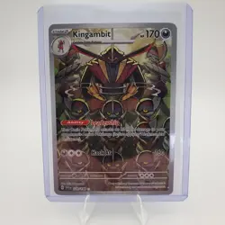 Kingambit 220/198 Pokemon TCG Scarlet & Violet Base Set Illustration Rare LP - Image 3