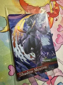 SEALED Pokemon Shadow Mewtwo Amiibo Wii U Pokken Tournament NEW - Image 2