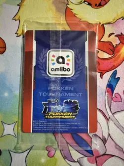 SEALED Pokemon Shadow Mewtwo Amiibo Wii U Pokken Tournament NEW - Image 4