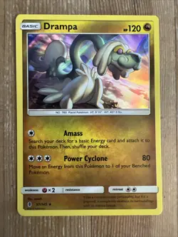 Pokemon TCG Drampa Sun & Moon: Guardians Rising 97/145 Holo Holo Rare NM - Image 1