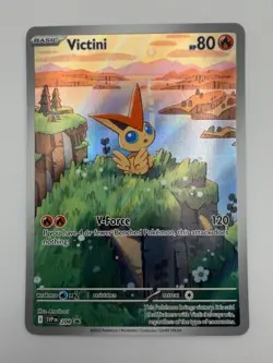 #208 Victini Holo Promo - Pokemon TCG Scarlet and Violet English NM - Image 1