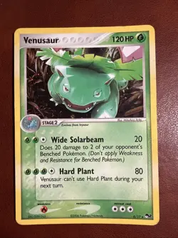 Venusaur Holo 6/17 Pokemon POP Series 2 damaged - Image 1