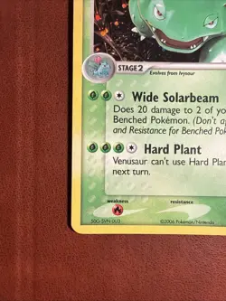 Venusaur Holo 6/17 Pokemon POP Series 2 damaged - Image 3