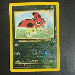 Pokemon Vintage Southern Islands Reverse Holo Ledyba 7/18 Rare WotC Promo - Image 2