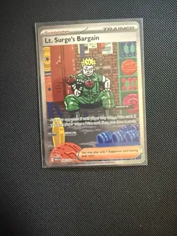 Lt. Surge's Bargain Mega Evolutions 185/132 Pokemon Special Illustration Rare - Image 1