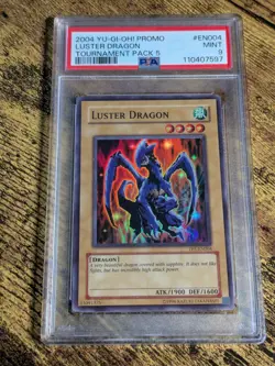 Yugioh Luster Dragon TP5-EN004 Super Rare PSA 9 - Image 1
