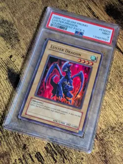 Yugioh Luster Dragon TP5-EN004 Super Rare PSA 9 - Image 2
