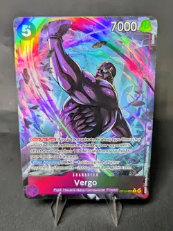 One Piece TCG: Vergo OP14-061 R (Alternate Art) The Azure Sea's Seven Foil - Image 1