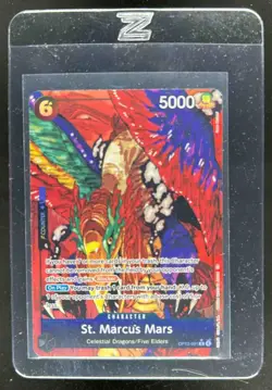 2025 One Piece S. Marcus Mars Carrying On His Will Rare Alt Art #OP13-091 - Image 1