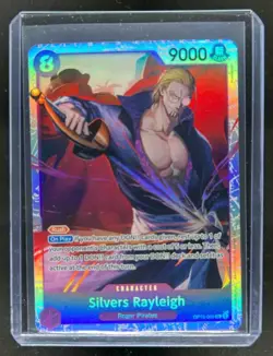 2025 One Piece Carrying on His Will OP13 Silvers Rayleigh Super Rare #OP13-066 - Image 1