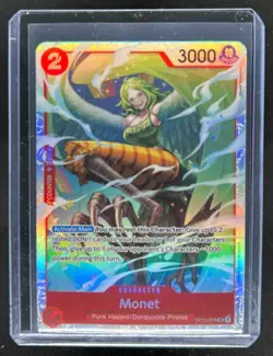 2025 One Piece Royal Blood Monet Super Rare #OP10-016 - Image 1