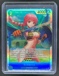 2025 One Piece Royal Blood Rebecca Super Rare #OP10-058 - Image 1