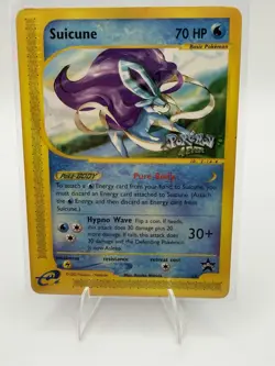 Pokemon Suicune 70 HP Promo Regular Card Wotc 53/53 English - Image 1