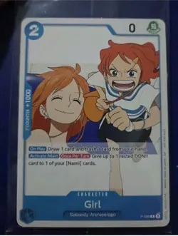 Girl (OP14 Release Event) P-096 One Piece Promotion Cards Regular - Image 1