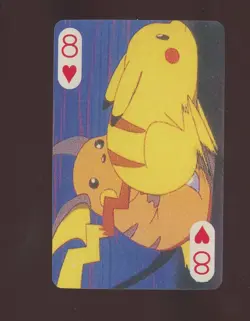 Pokemon Pocket Monsters 1999 Calenders Heart's 8 Poker Cards - Image 2