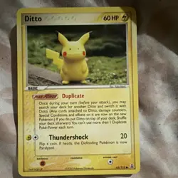 Pokemon Ditto 63/113 EX Delta Species Basic Regular Pokemon Card English - Image 1