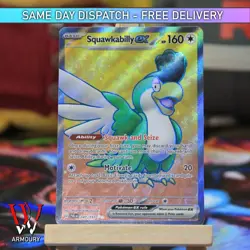 Pokemon Card Squawkabilly EX 247/193 Paldea Evolved Ultra Rare Full Art NM - Image 1