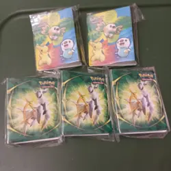 Lot Of 5 Arceus Mini Binder Pokemon 30 Sleeves Holds 60 Cards Each Sealed - Image 1