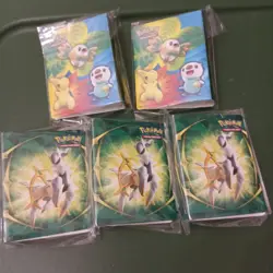 Lot Of 5 Arceus Mini Binder Pokemon 30 Sleeves Holds 60 Cards Each Sealed - Image 2