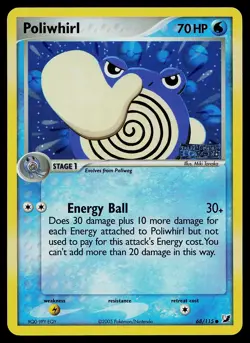 Pokemon Card - Poliwhirl Unseen Forces 68/115 Common Reverse Holo Stamped - Image 1