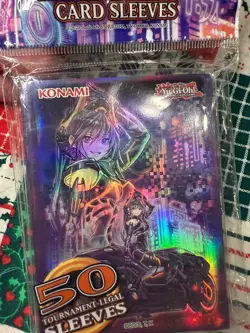 Yugioh I:P Masquerena Card Sleeves 50 Pack Konami Official NEW Sealed 83717855088 - Image 1