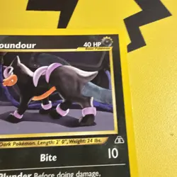 Houndour 39/75 1st Edition Neo Discovery Non-Holo Pokemon Card - Image 3