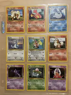 Pokemon TCG Base Set Unlimited 99 Card Lot - Image 1