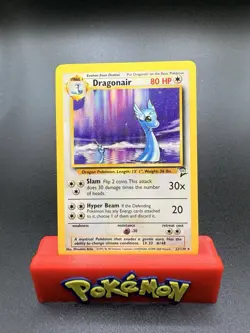 Pokemon Dragonair 22/130 Rare Non-Holo Card 1999 Base Set 2 NM - Image 1