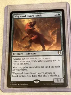 Wayward Swordtooth Commander Masters Regular - Image 1