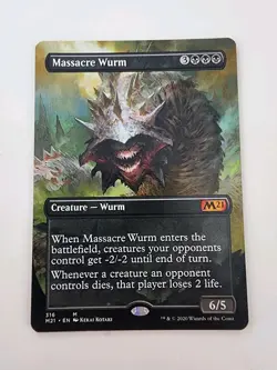 Massacre Wurm (Alternate Art) Core Set 2021 • Regular MTG - Image 1