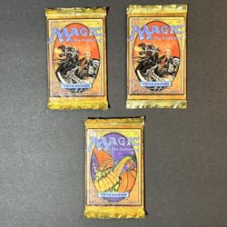NEW SEALED Lot Of 3 Magic The Gathering MTG Fifth Edition 5th Ed. Booster Packs - Image 1