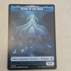 Scion of the Deep Koma's Coil Doubled-Sided Token Foundations Regular - Image 1
