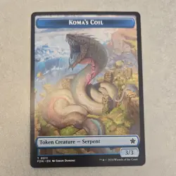 Scion of the Deep Koma's Coil Doubled-Sided Token Foundations Regular - Image 2