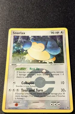 Pokemon EX FIRERED&LEAFGREEN - #15/112 Snorlax - Reverse Holo - ENG - MP - Image 4