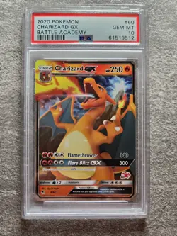 2020 Pokemon Battle Academy Charizard GX PSA 10 #60 - Image 1
