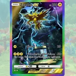 [FAST SHIPPING]Pokemon TCG POCKET - Zapdos Rainbow Rare 2⭐, Genetic Apex, ENG - Image 1