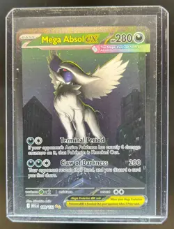 2025 Pokemon Mega Evolution Absol ex Special Illustration Rare #180/132 - Image 1